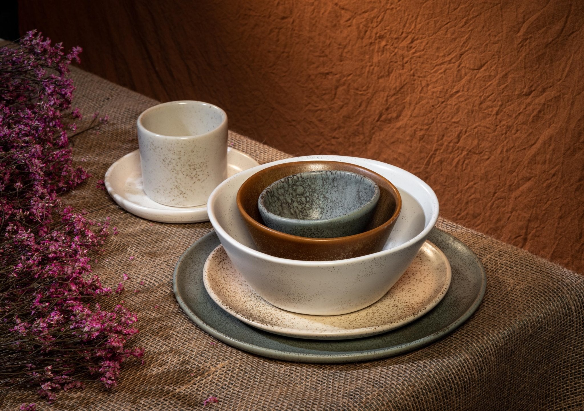 Hestia Coupe 7 Piece Dinner Setting - Aware House