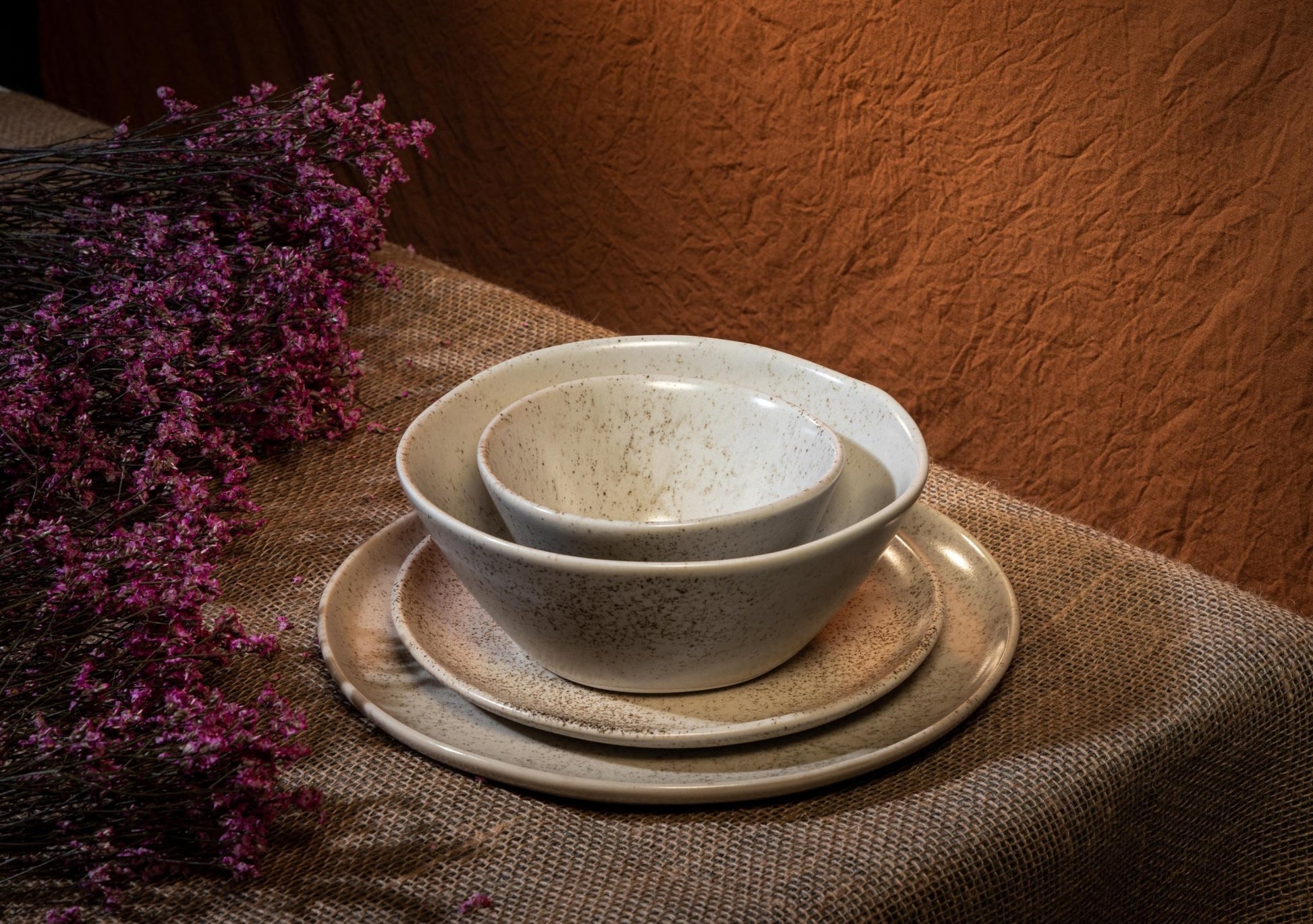 Hestia Coupe 4 Piece Dinner Setting - Aware House