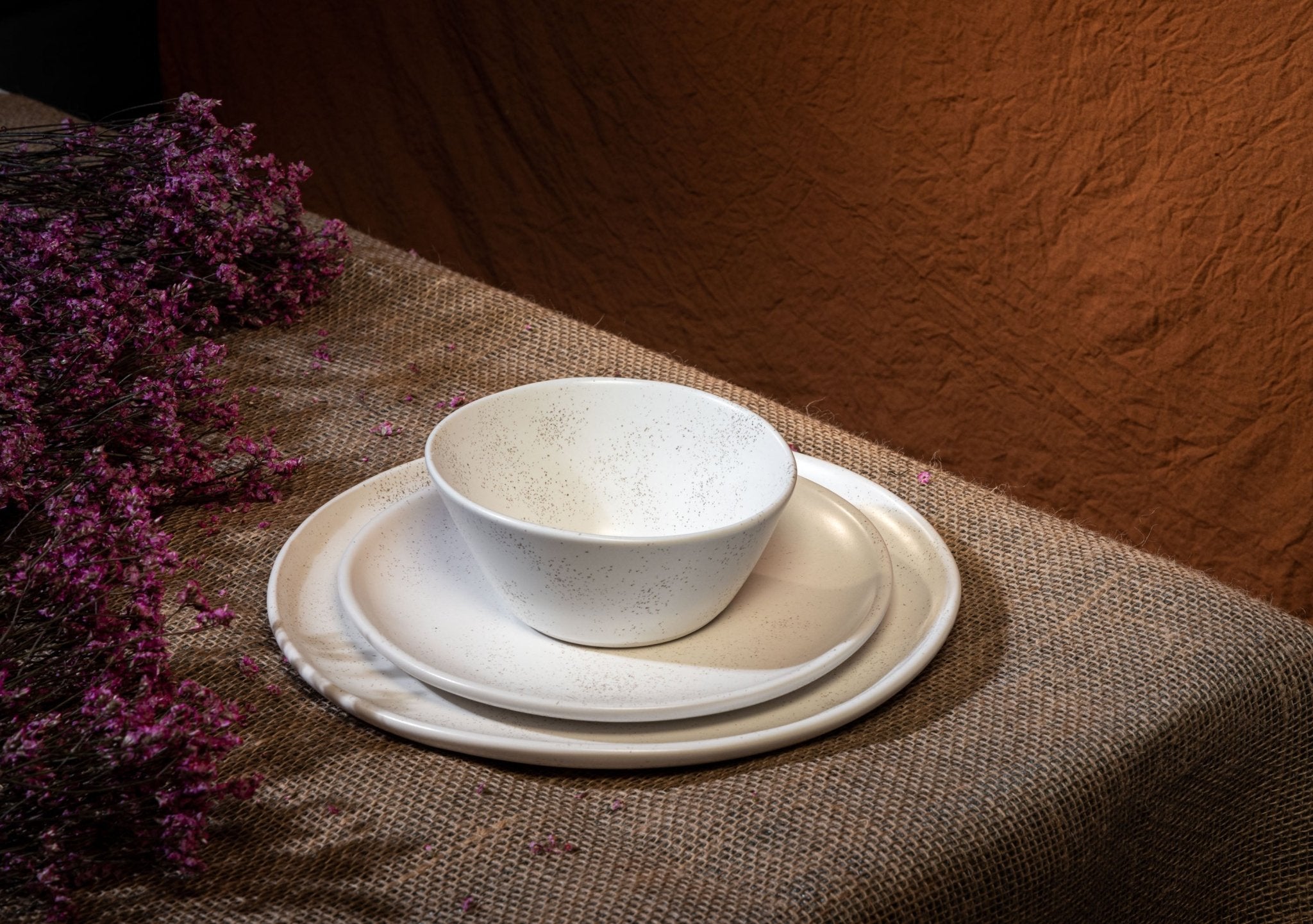 Hestia Coupe 3 Piece Dinner Setting - Aware House