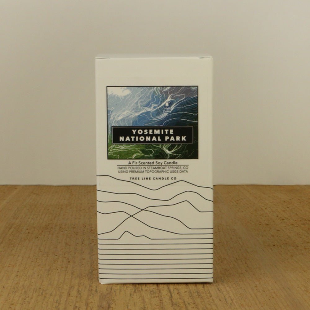 Yosemite National Park Candle | Fir Scented Soy Candle with 3D Half Dome - Aware House