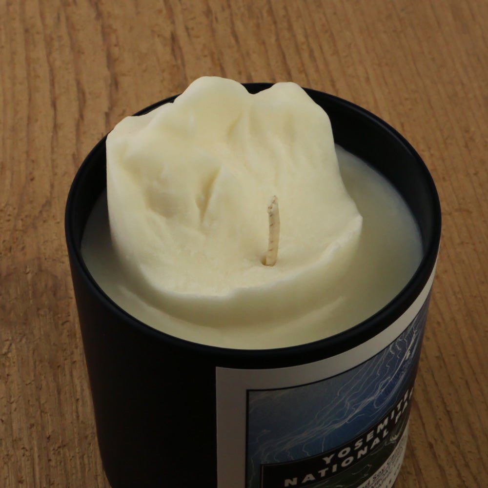 Yosemite National Park Candle | Fir Scented Soy Candle with 3D Half Dome - Aware House