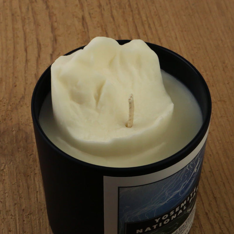 Yosemite National Park Candle | Fir Scented Soy Candle with 3D Half Dome-zoom-