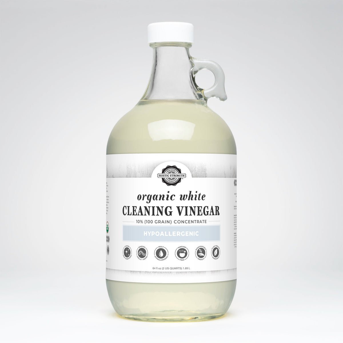 Organic White Cleaning Vinegar Concentrate | 10% (100 grain)-2