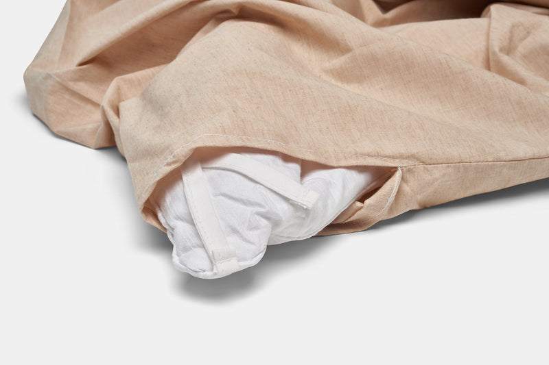 Natural Colored Cotton Duvet Cover Set-zoom-