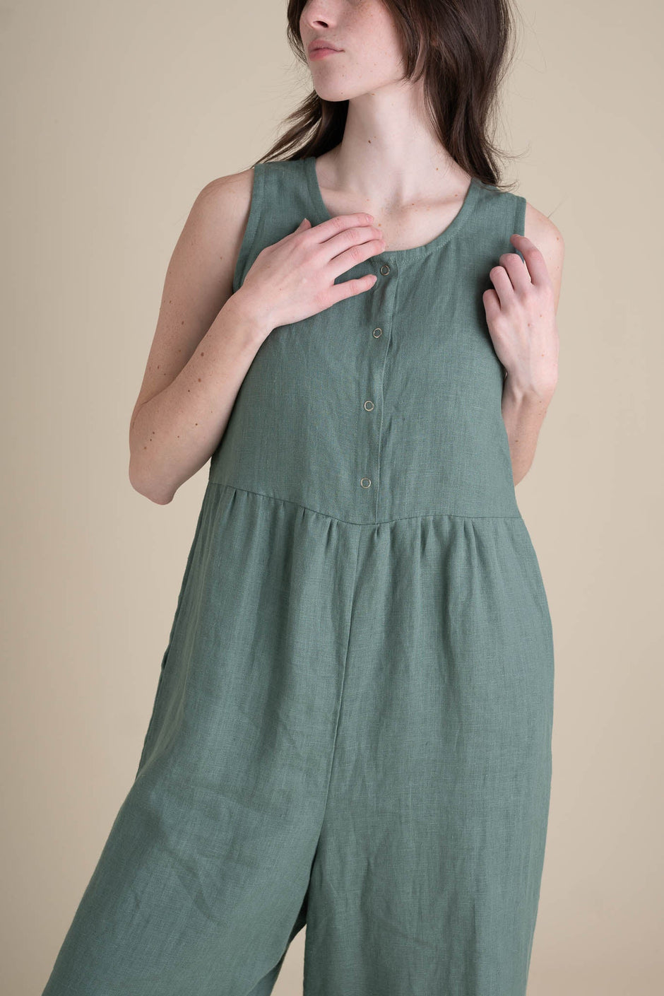 Backyard Jumpsuit | Agave