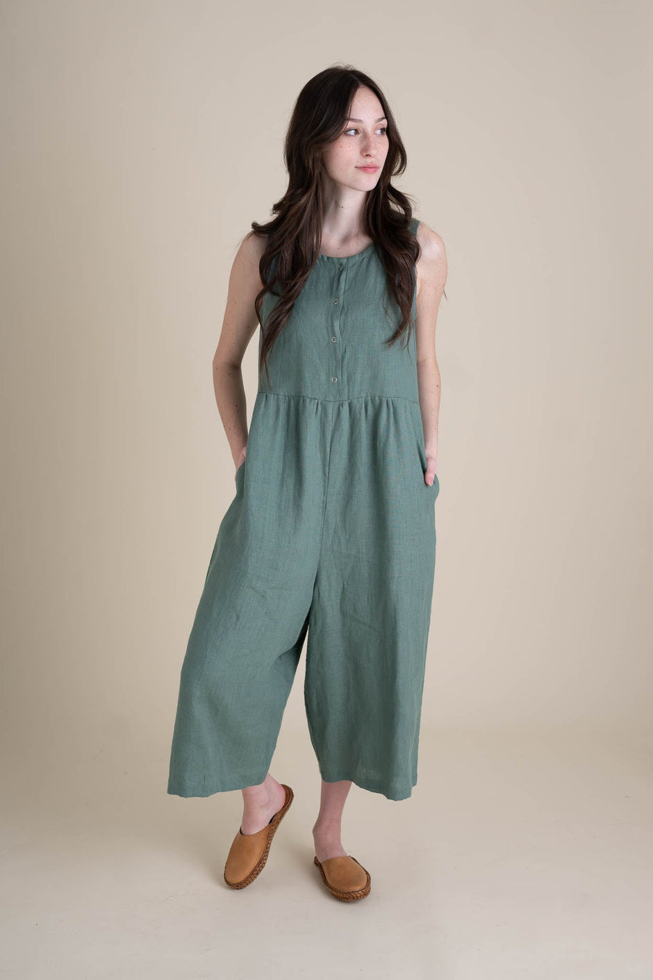 Backyard Jumpsuit | Agave
