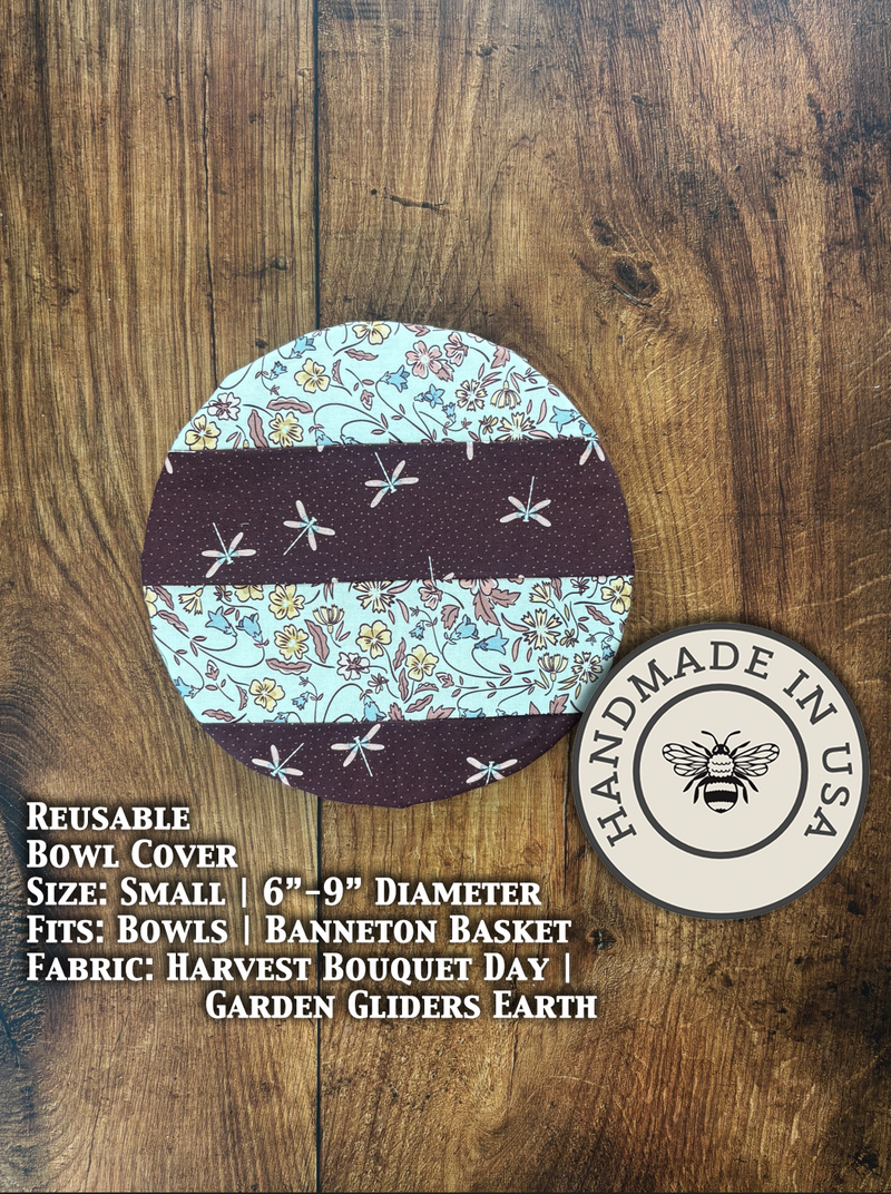 Small Reusable Cotton Bowl & Banneton Cover | Eco-Friendly Kitchen Cover-zoom-