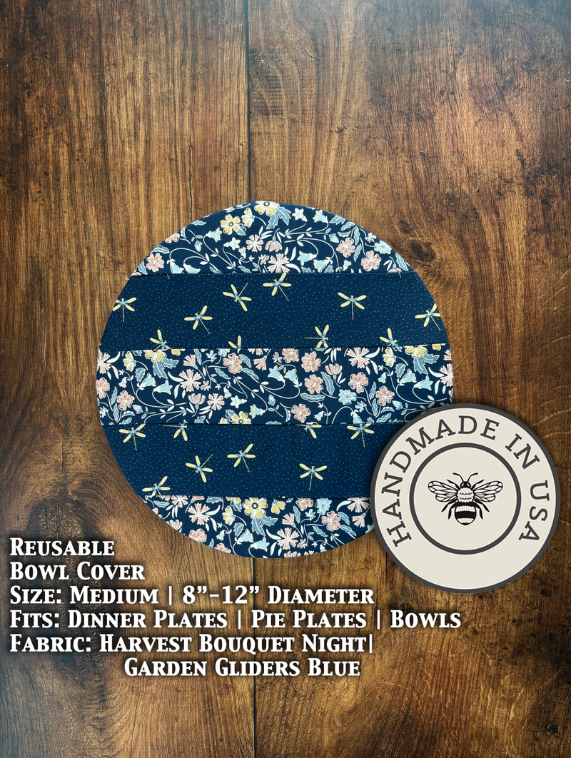 Medium Reusable Cotton Bowl & Banneton Cover | Eco-Friendly Kitchen Cover-zoom-