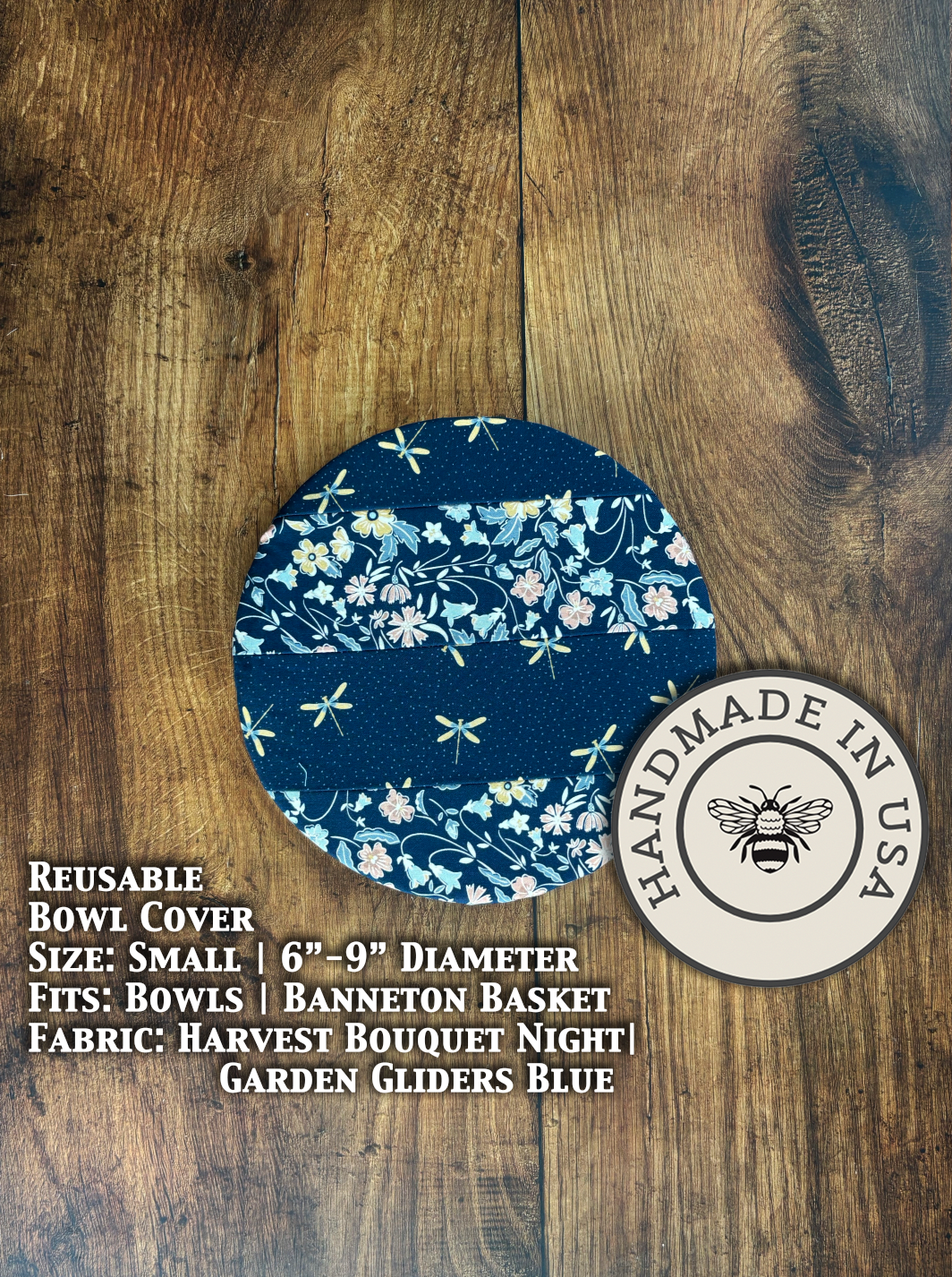 Small Reusable Cotton Bowl & Banneton Cover | Eco-Friendly Kitchen Cover-zoom-56