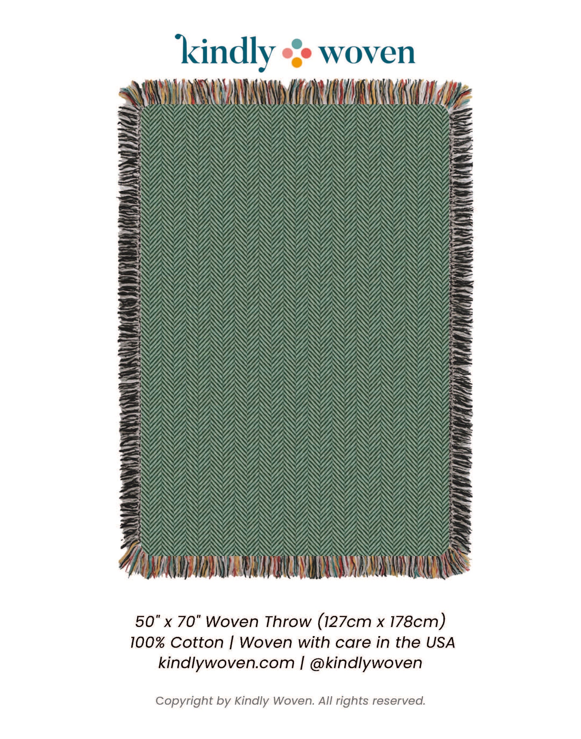 Henry — Verbena - Reversible Woven Blanket with Fringe-7