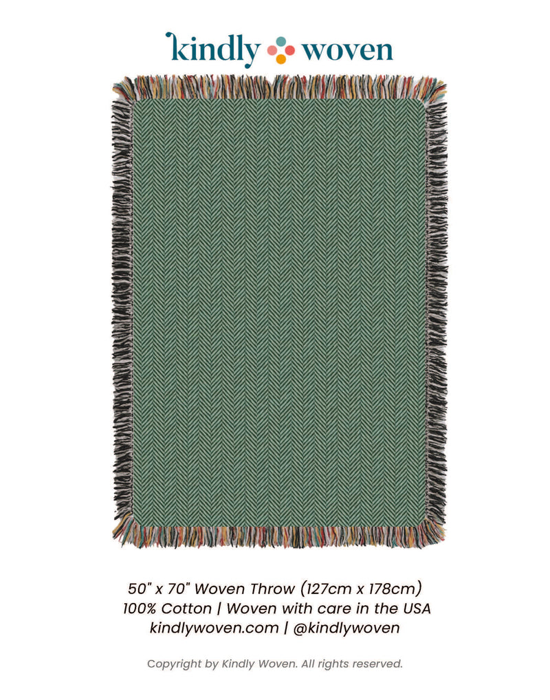 Henry — Verbena - Reversible Woven Blanket with Fringe-zoom-