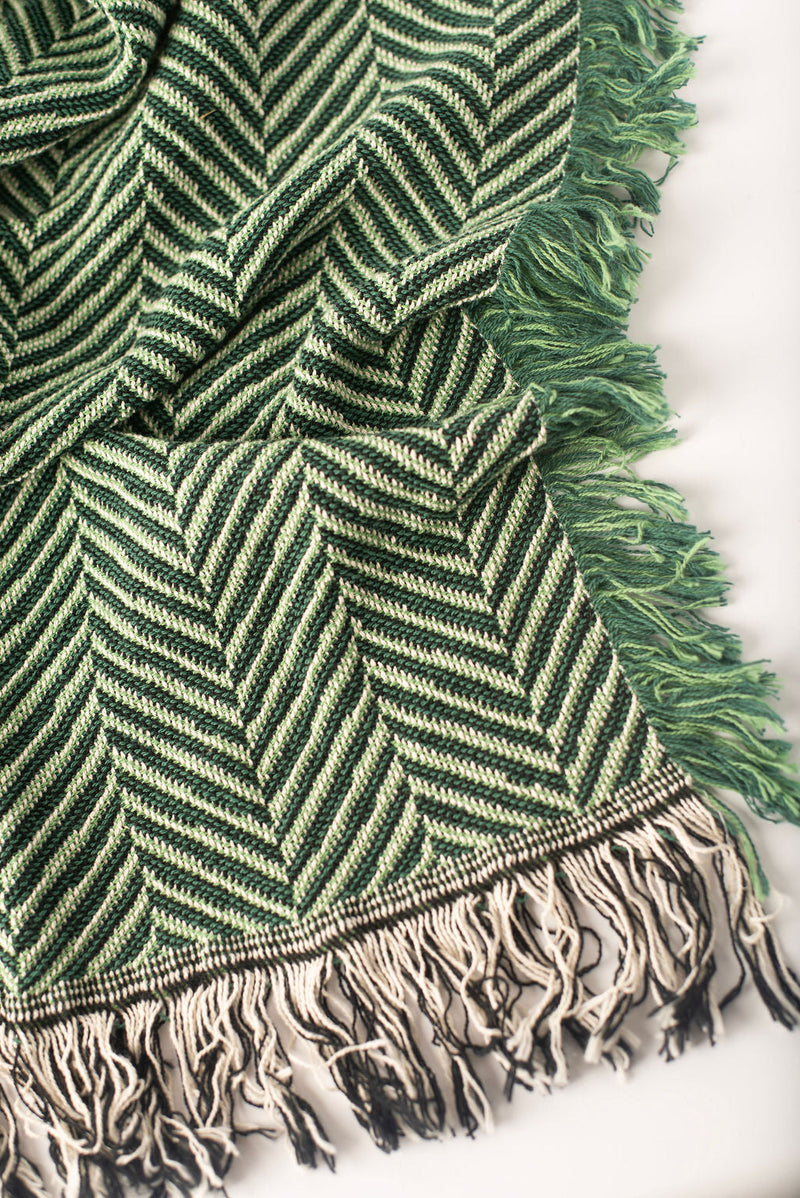 Henry — Verbena - Reversible Woven Blanket with Fringe-zoom-