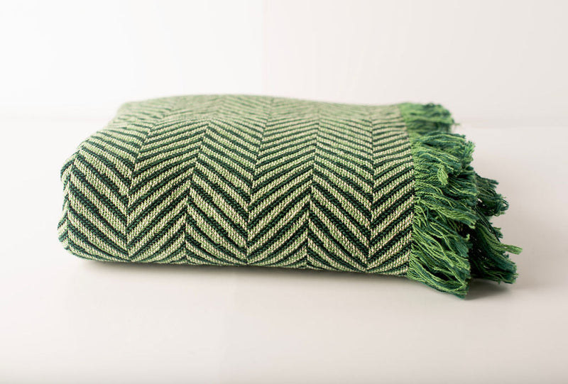 Henry — Verbena - Reversible Woven Blanket with Fringe-zoom-