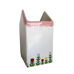 Tulip Fever Scalloped House Vase/Container - Aware House