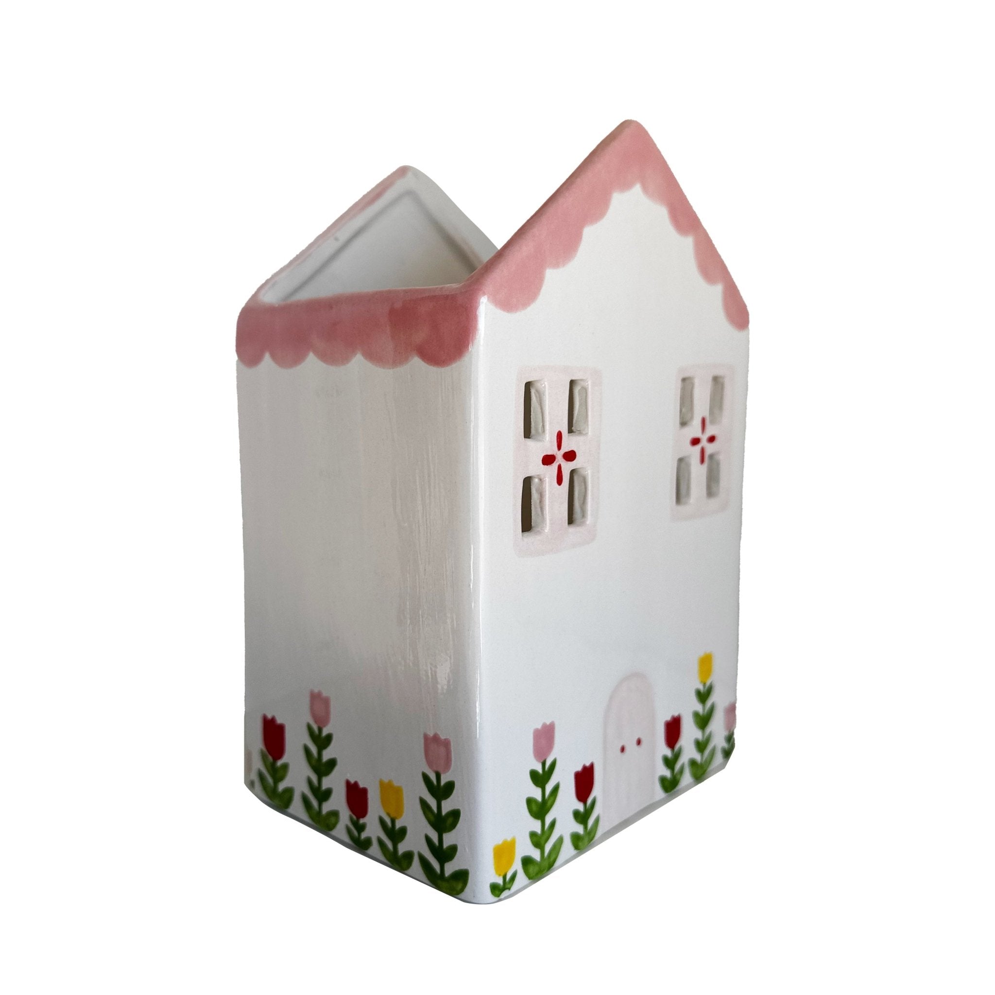 Tulip Fever Scalloped House Vase/Container - Aware House