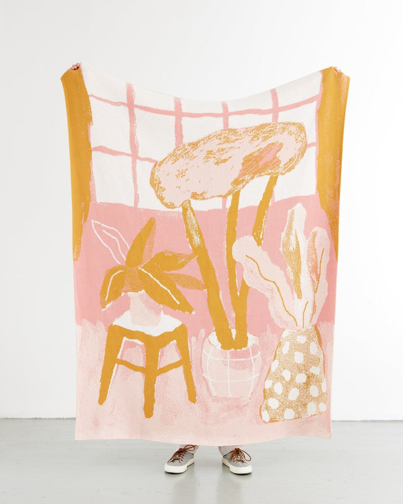 House Plants Throw Blanket-zoom-
