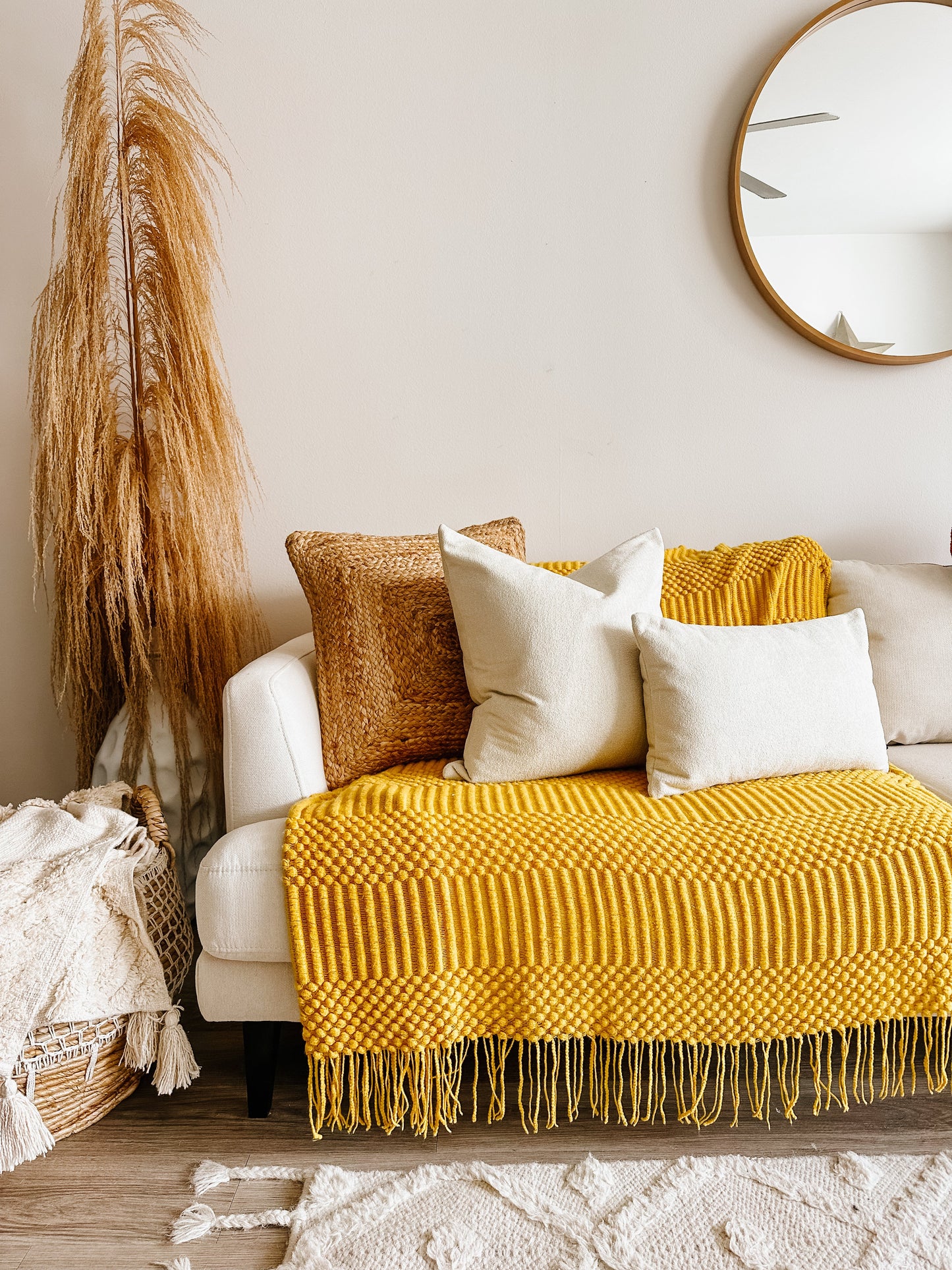 Cream Sherpa Lumbar Pillow Cover