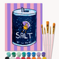 Salt Paint by Numbers Kit