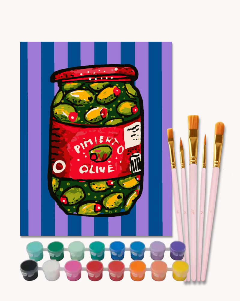 Olives Paint by Numbers Kit-zoom-