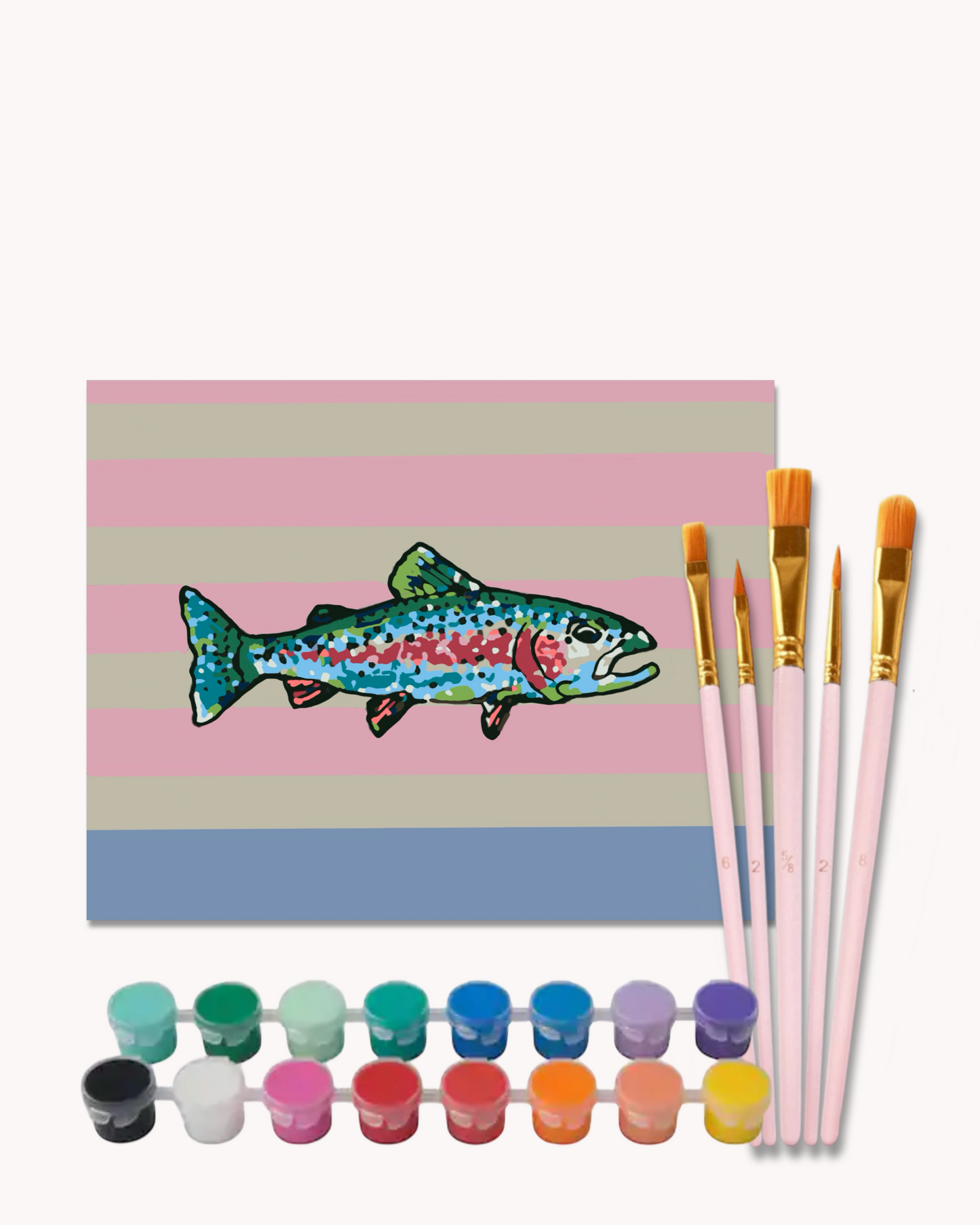 Rainbow Trout Paint by Numbers Kit