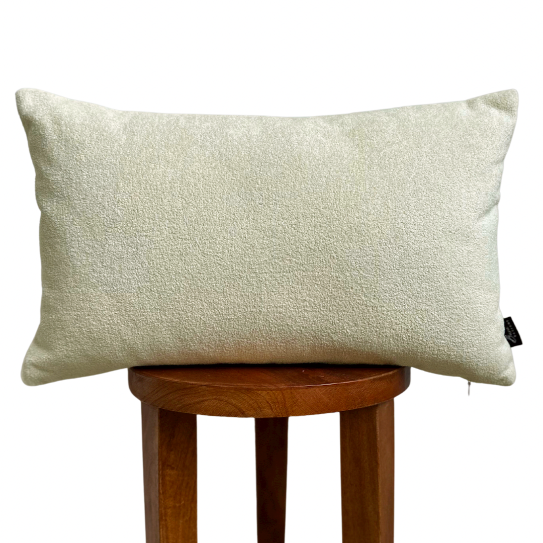 Cream Sherpa Lumbar Pillow Cover-2
