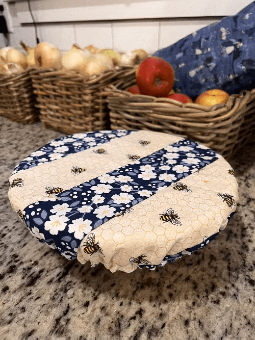 Small Reusable Cotton Bowl & Banneton Cover | Eco - Friendly Kitchen Cover - Aware House