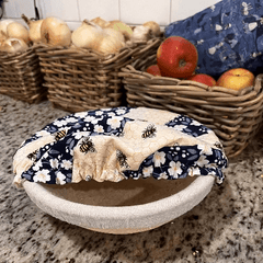 Small Reusable Cotton Bowl & Banneton Cover | Eco - Friendly Kitchen Cover - Aware House
