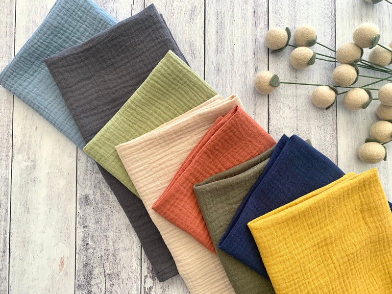 Cotton Crinkle Cloth Napkins | Set of Four-zoom-