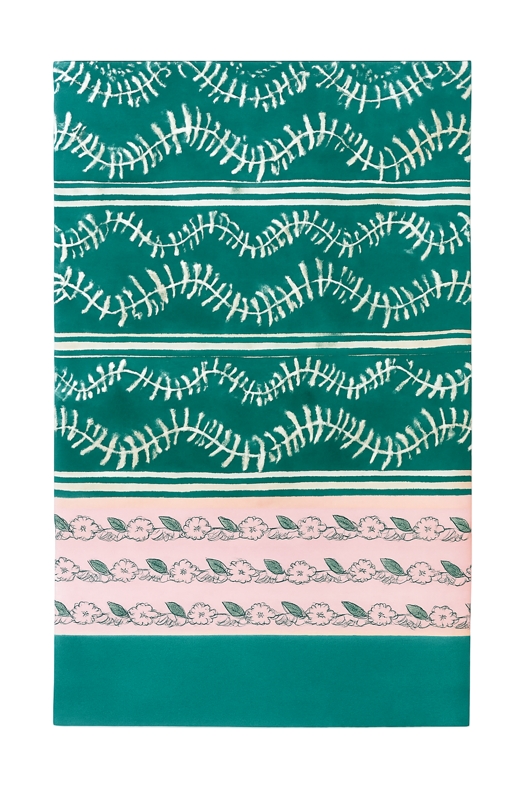 Bluebell Tablecloth in Emerald-zoom-1
