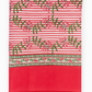 Nantucket Stripe Tablecloth in Holiday Pink