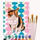 Groovy Calico Paint by Numbers Kit