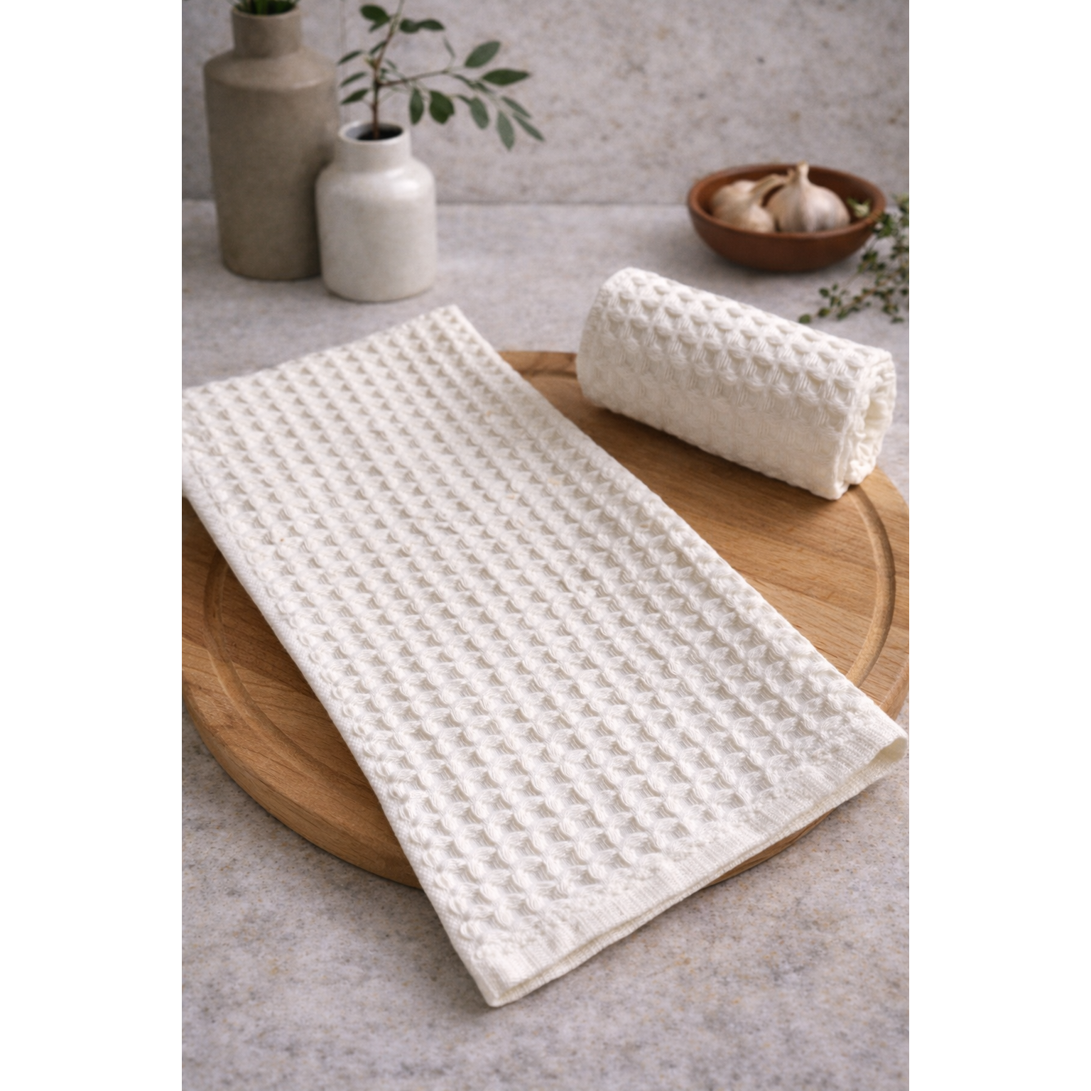 Kitchen Waffle Towel Set of Two-zoom-1