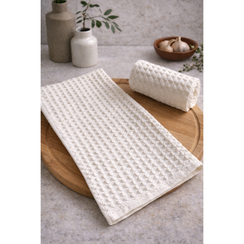 Kitchen Waffle Towel Set of Two-zoom-
