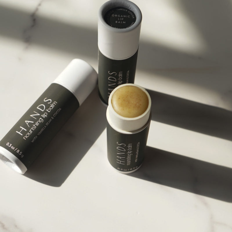 Blood Orange & Vanilla Organic Lip Balm-zoom-