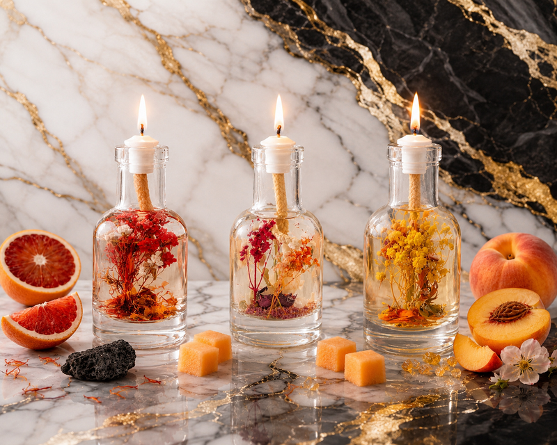 Fire Trio Oil Candle-zoom-