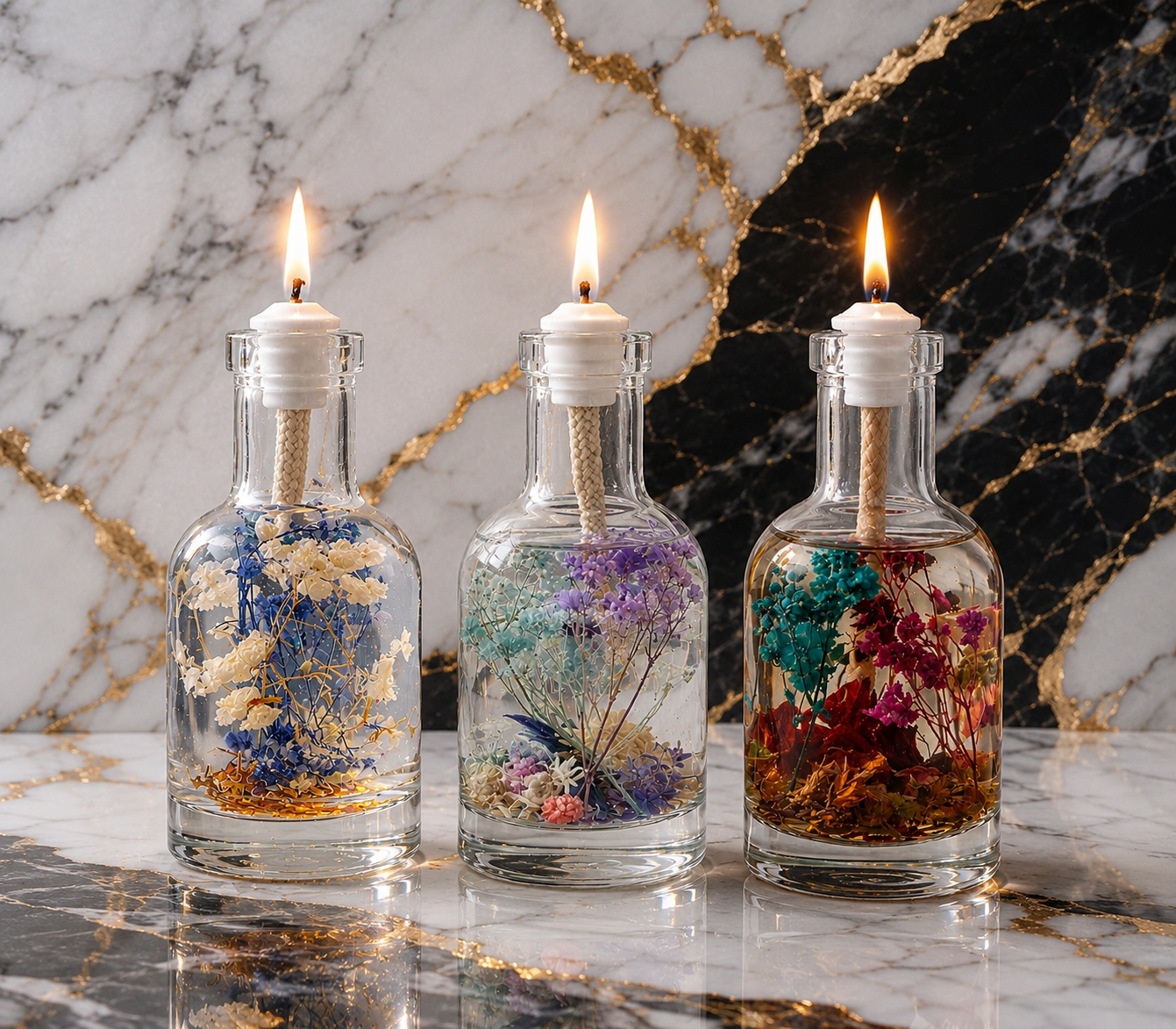 Water Trio Oil Candle-1
