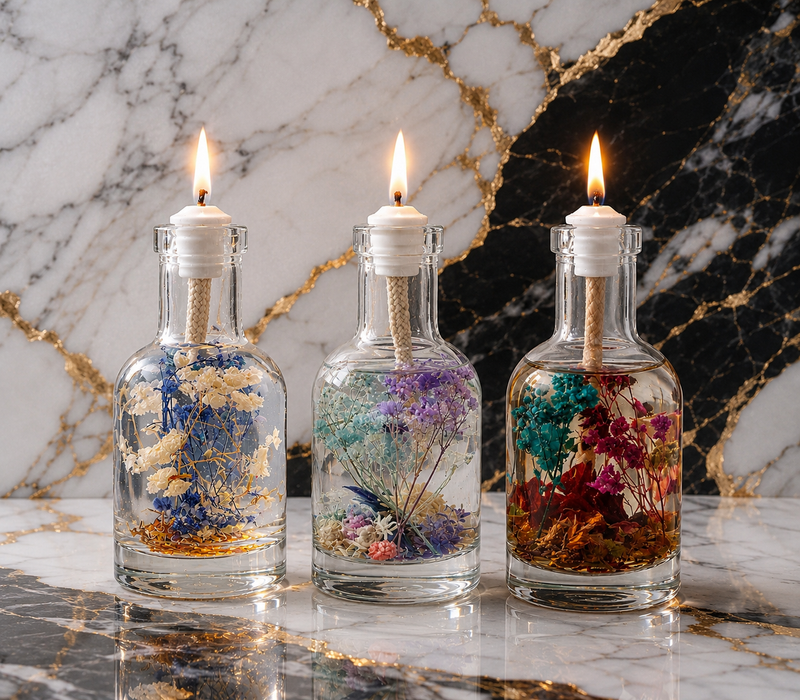 Water Trio Oil Candle-zoom-