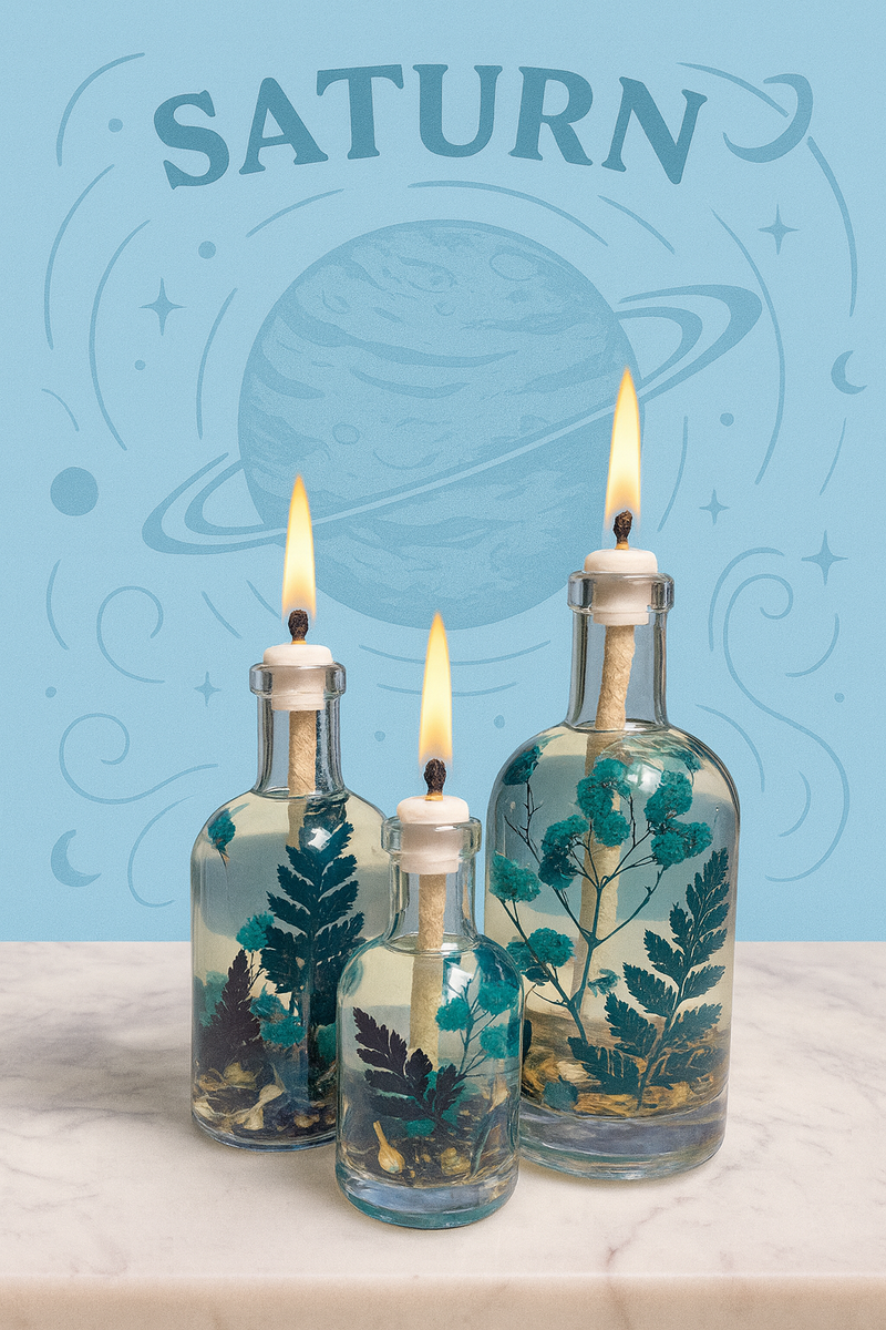 Saturn Oil Candle-zoom-
