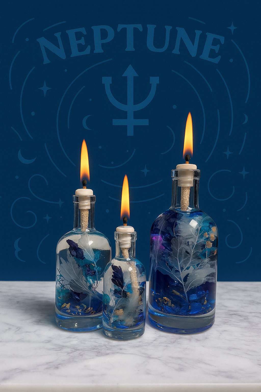 Neptune Oil Candle