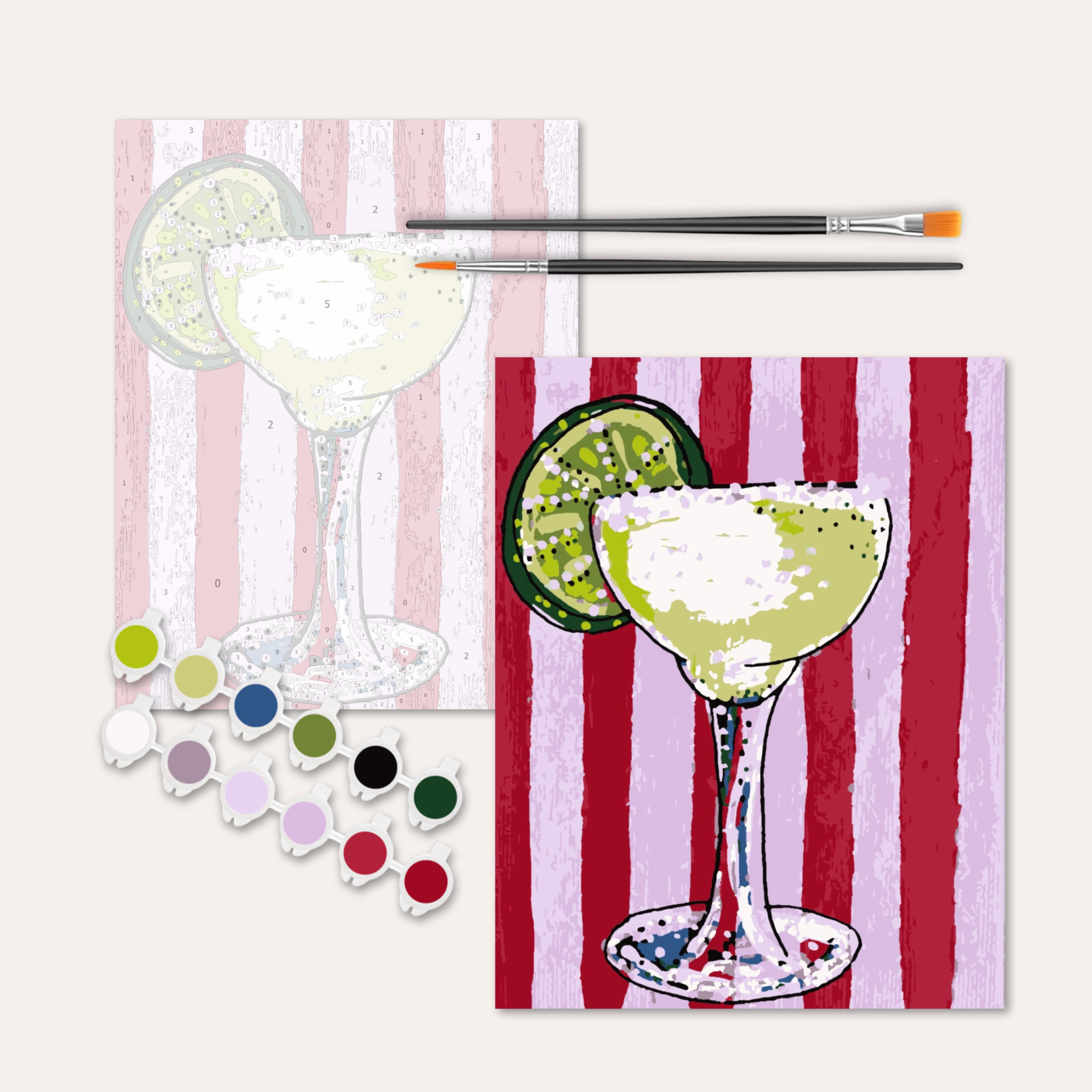 Margarita Paint by Numbers Kit-zoom-1