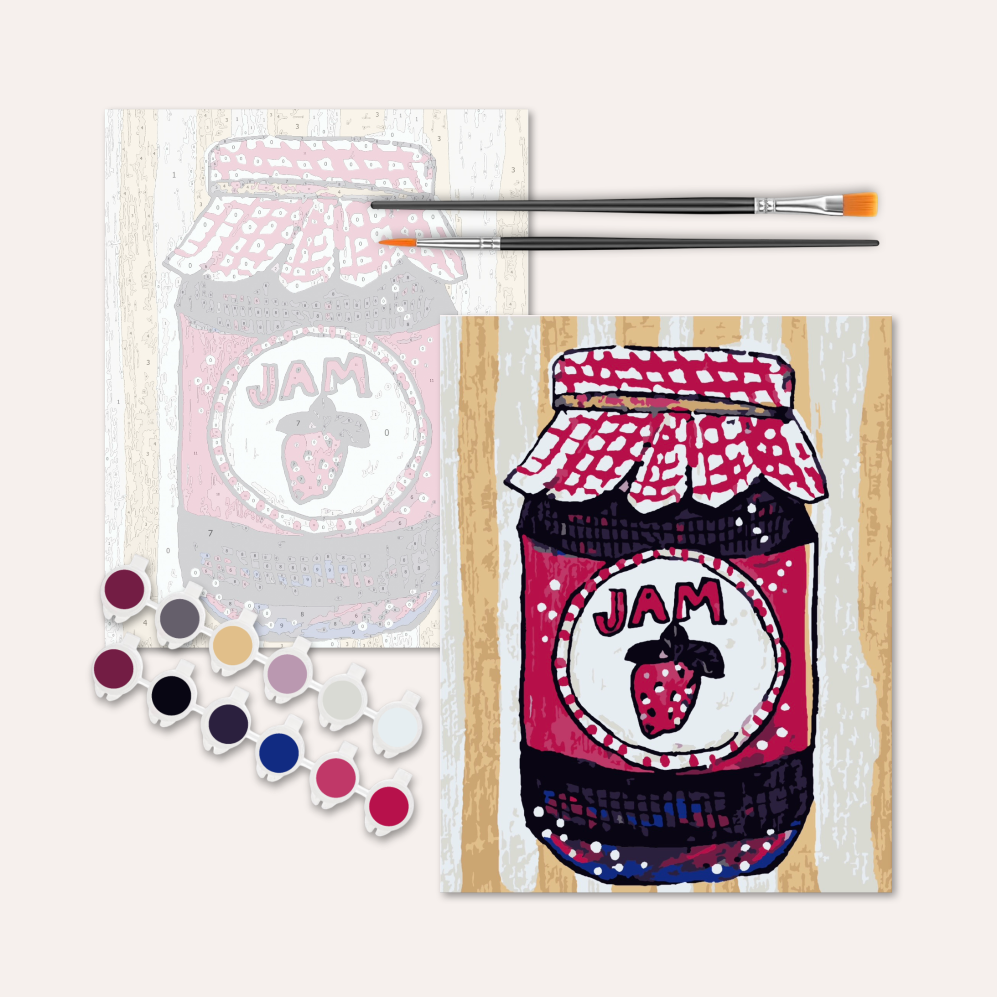 Strawberry Jam Paint by Numbers Kit