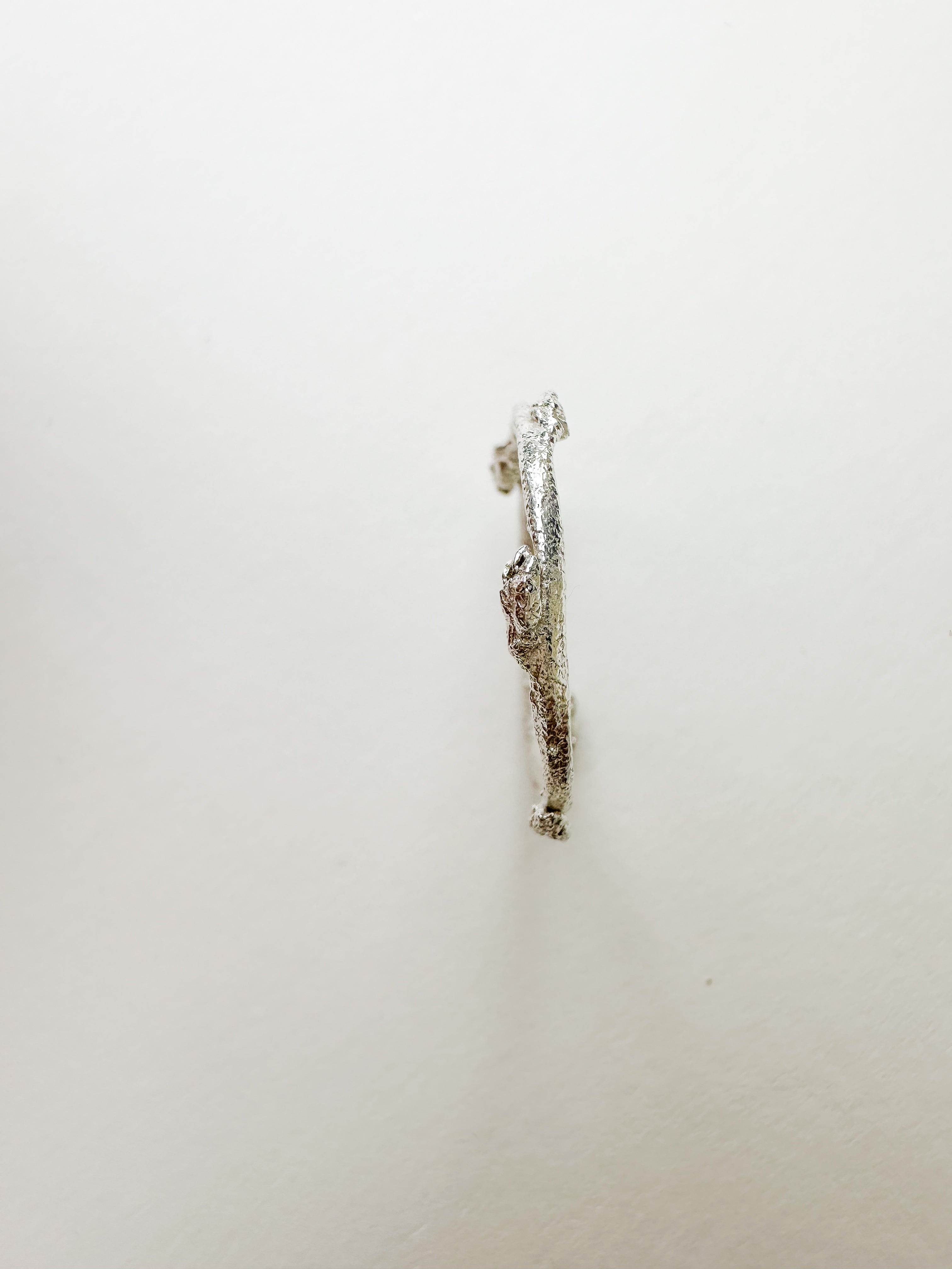 Budding Twig Ring | Recycled Sterling Silver-zoom-4