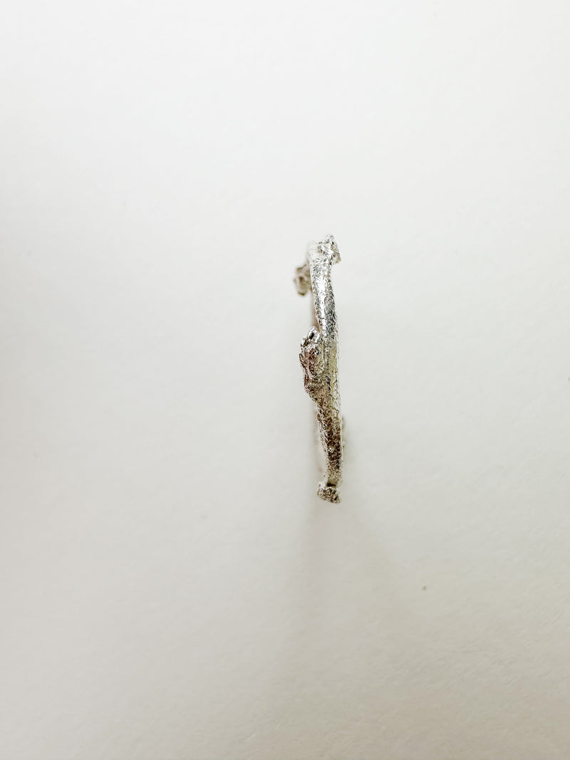 Budding Twig Ring | Recycled Sterling Silver-zoom-