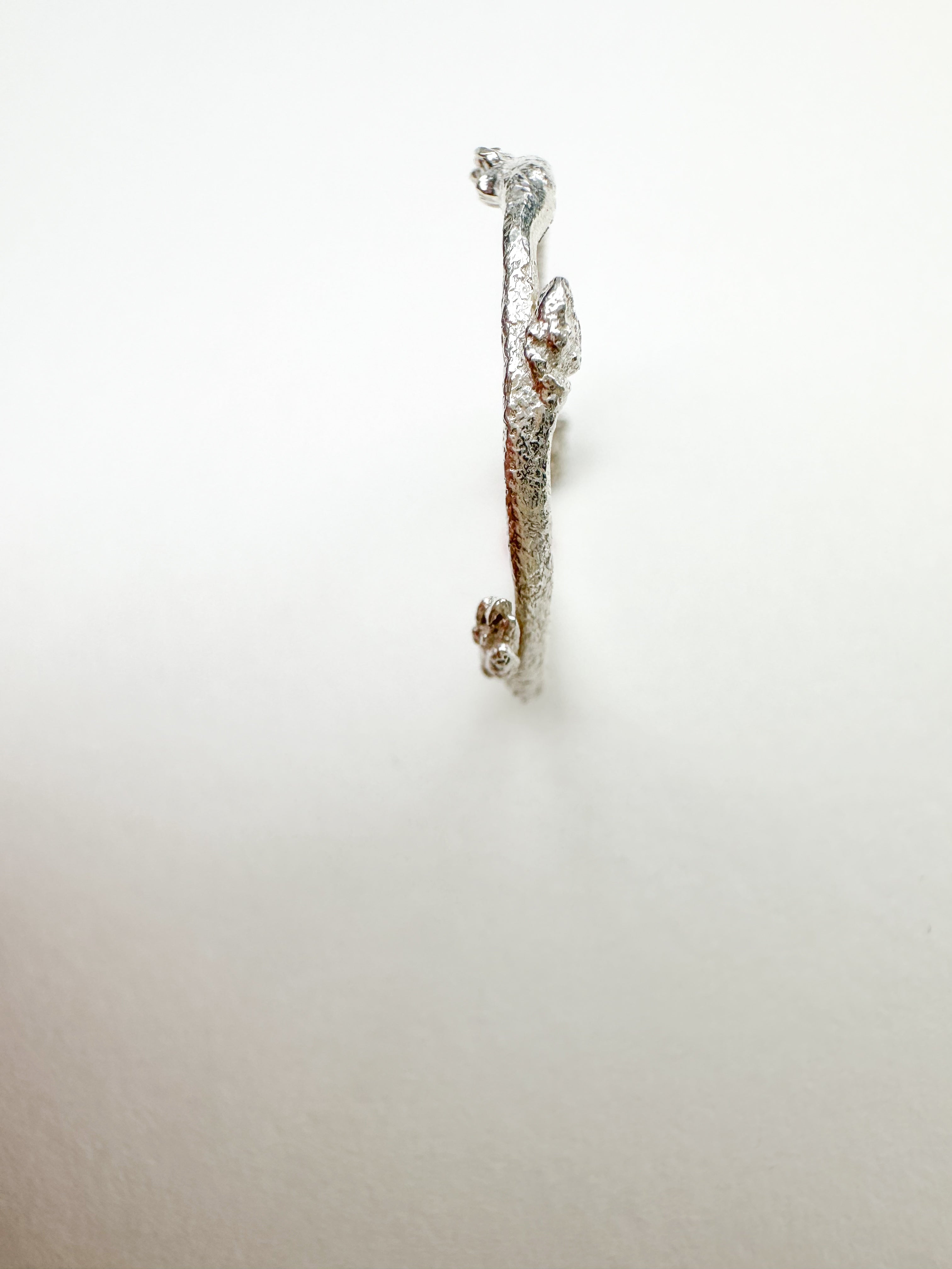 Budding Twig Ring | Recycled Sterling Silver-zoom-5