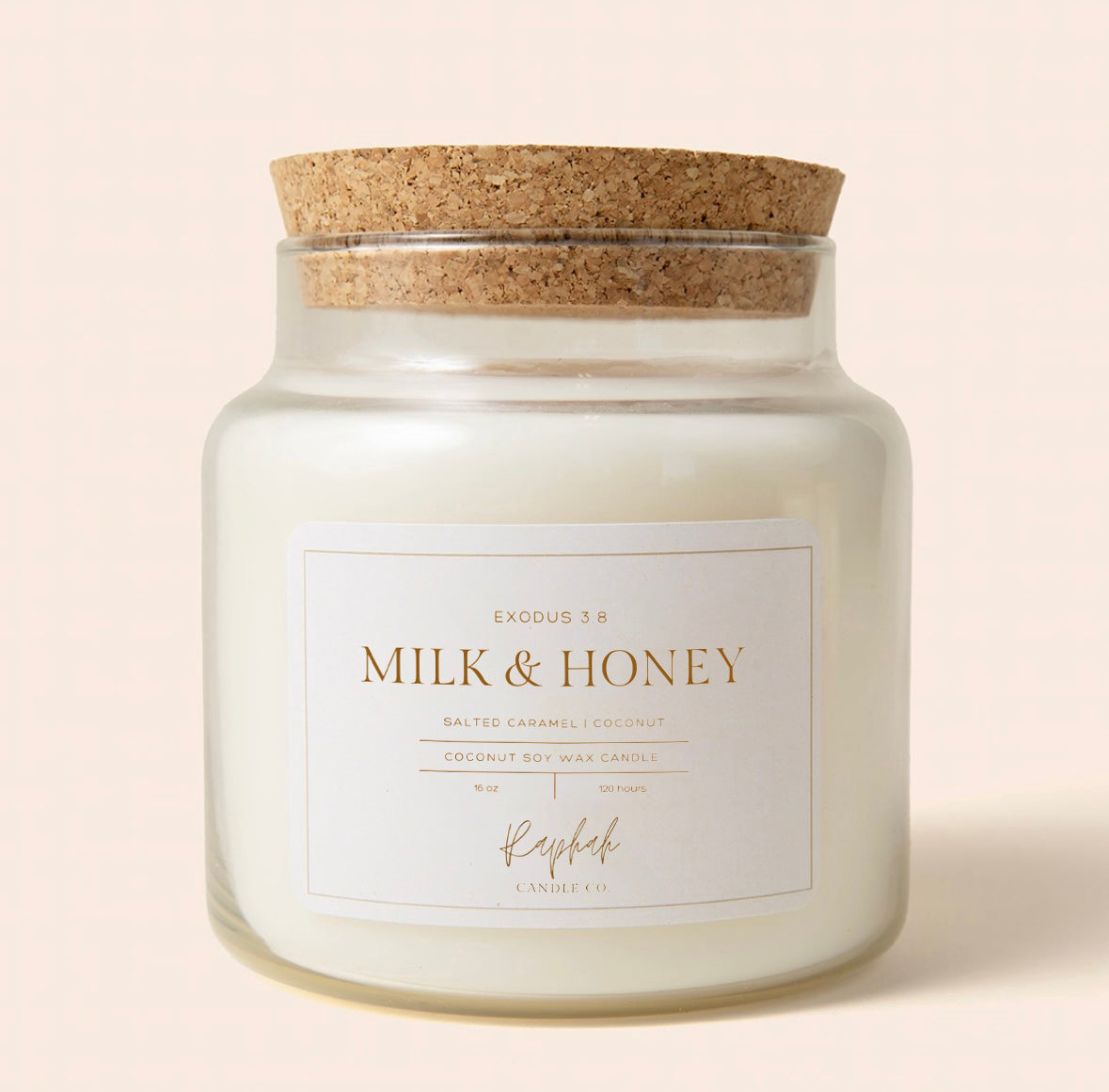 Milk & Honey Candle-3