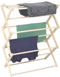 Flat Top Drying Rack | Wooden Laundry Drying Rack - Aware House
