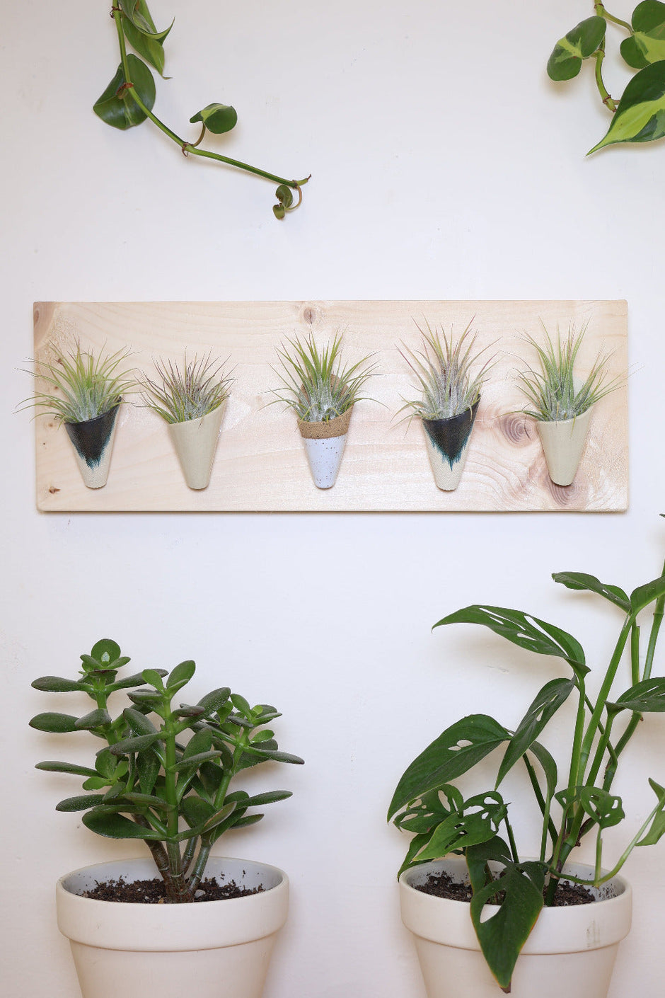 Horizontal Ceramic Wall Planter