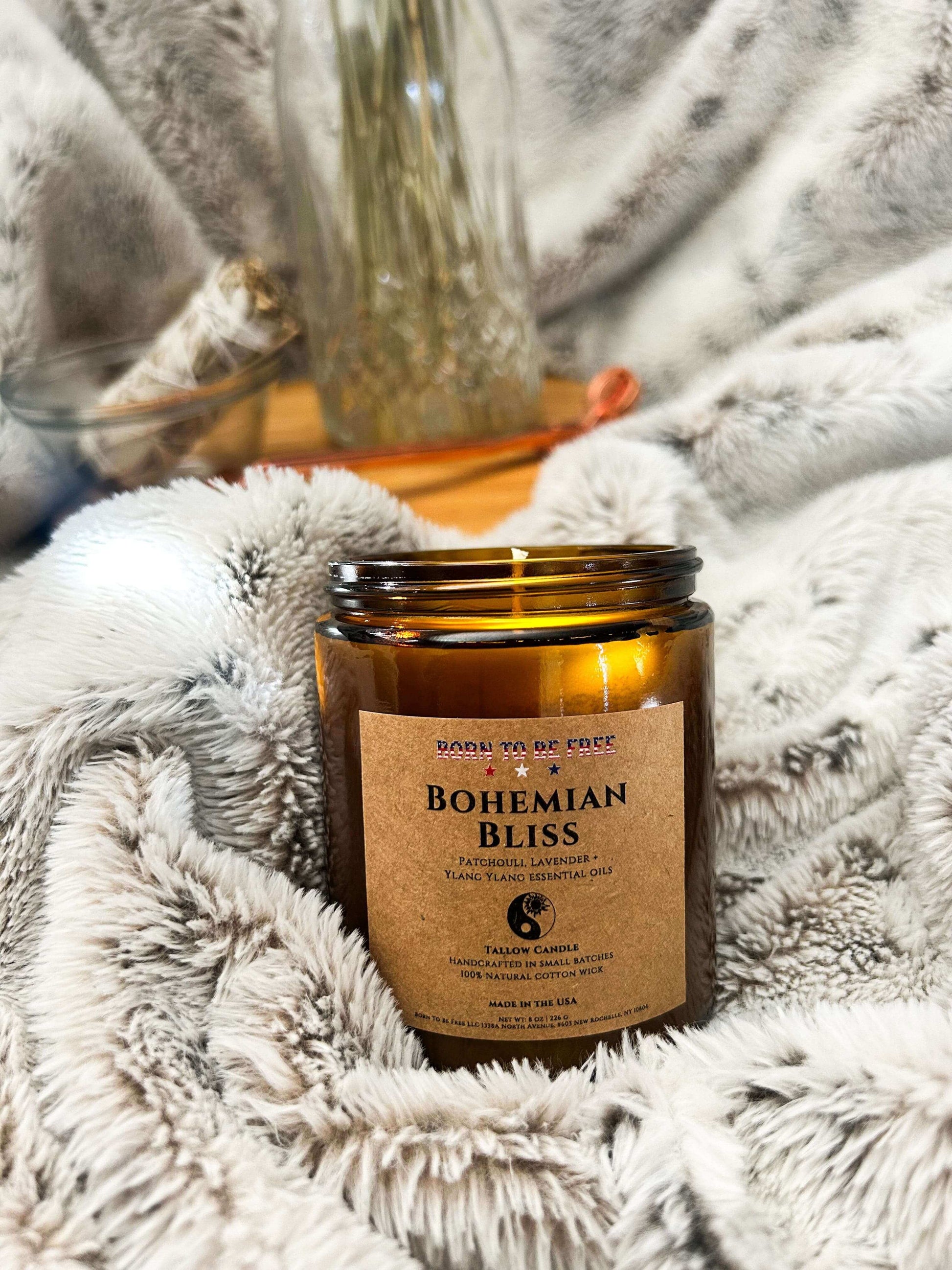 Bohemian Bliss Tallow Candle-5