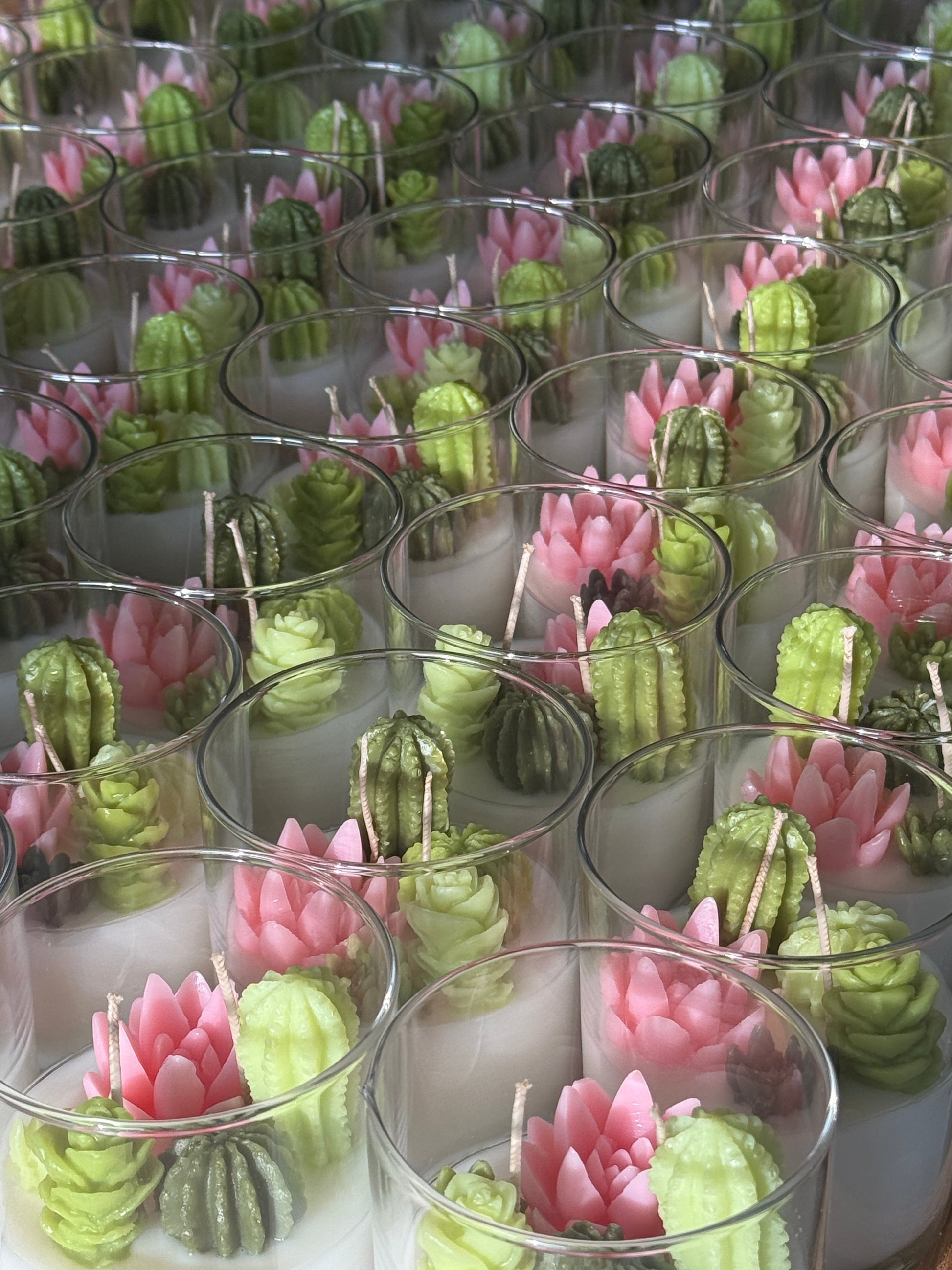 Cactus Flower Container Candle-3