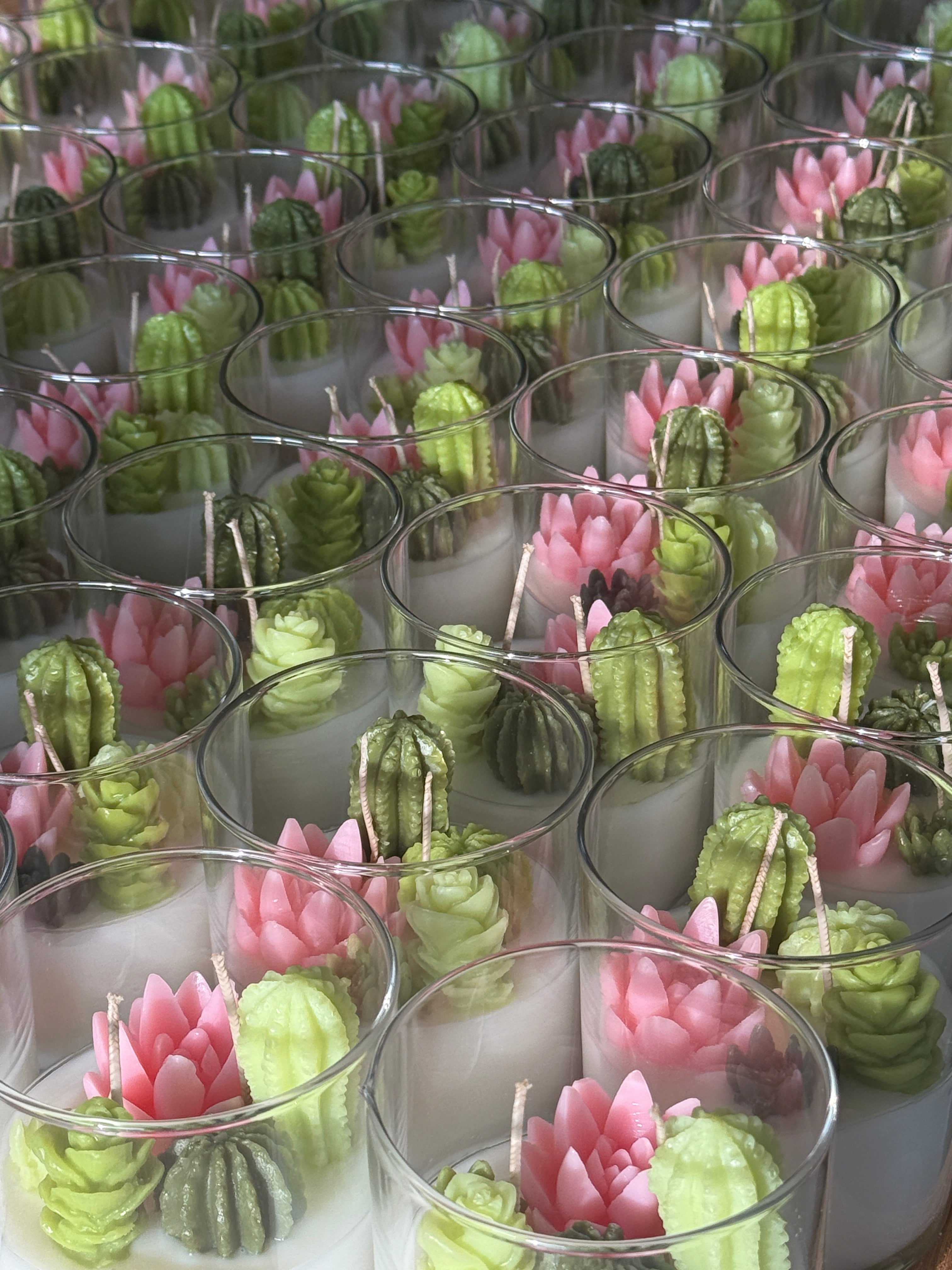 Cactus Flower Container Candle-zoom-3